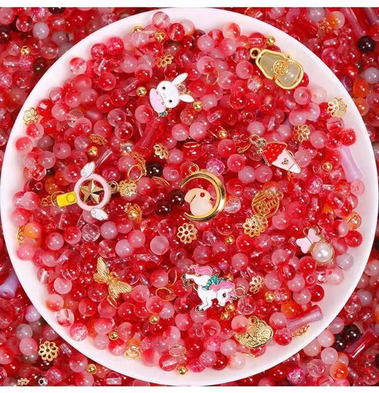 DIY Glass Beads Lucky Bags - Open in Live