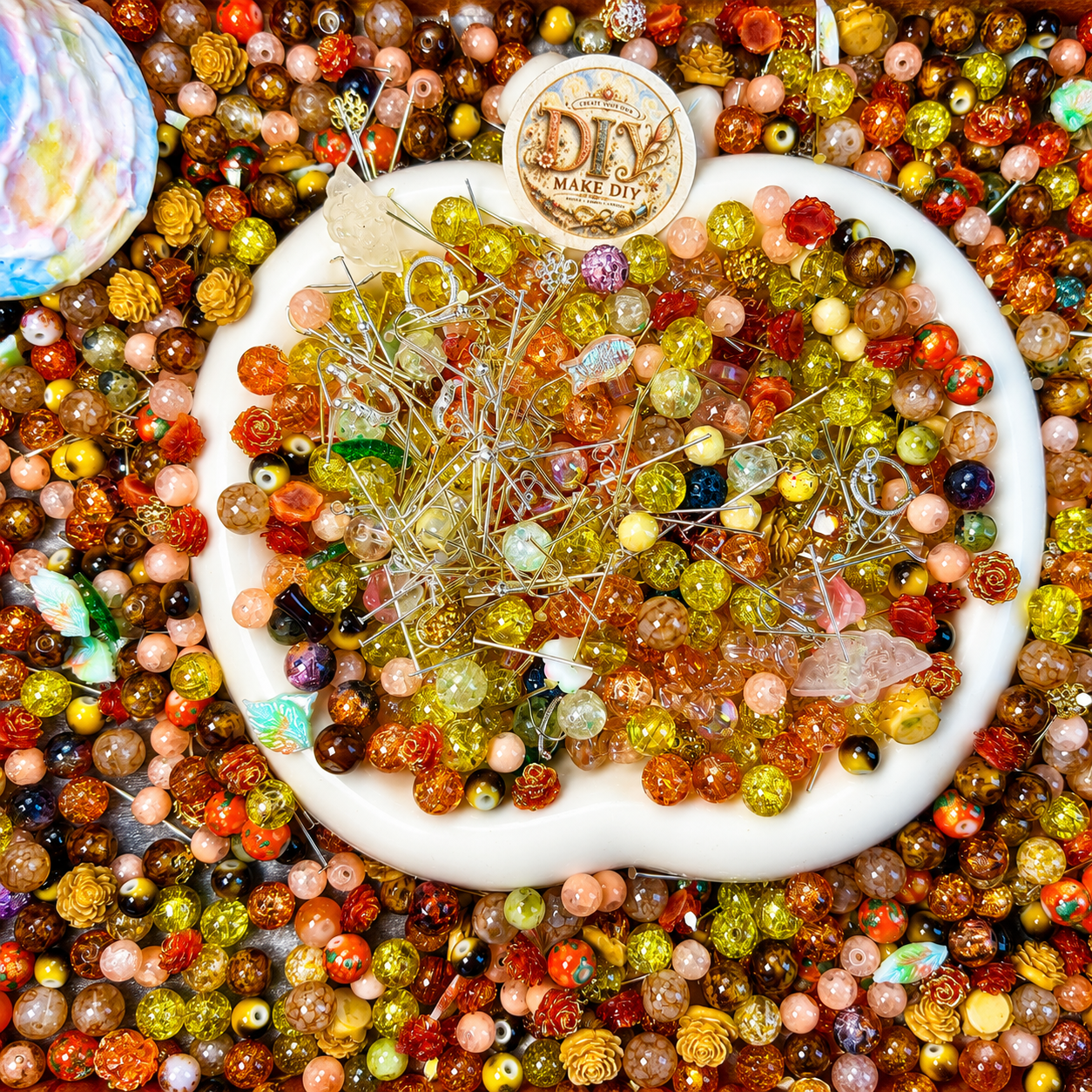 【Mixed Beads】Amber Autumn Garden(Buy 2 get 1 for free)