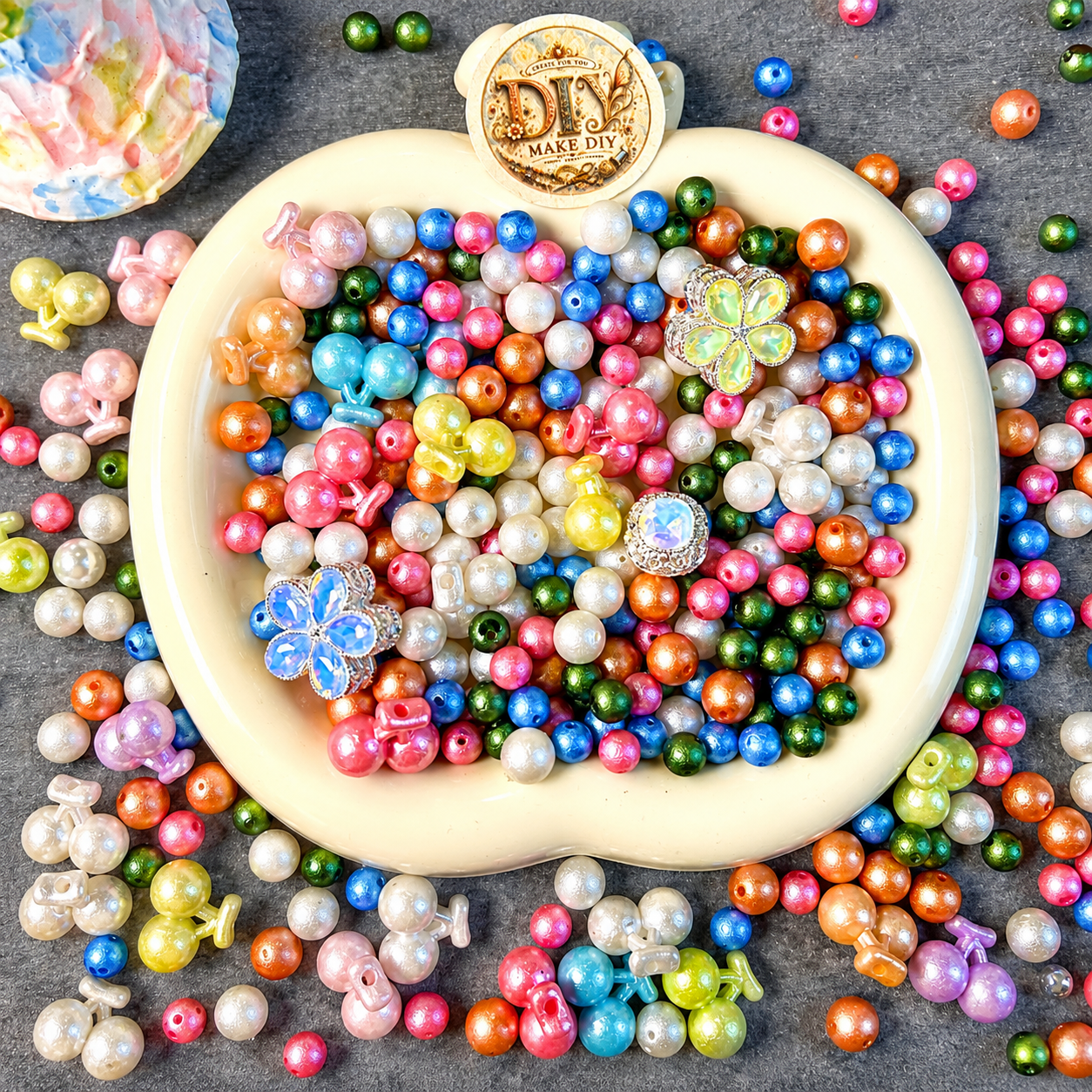 【Mixed Beads】Rainbow Pearl Bubbles(Buy 2 get 1 for free)
