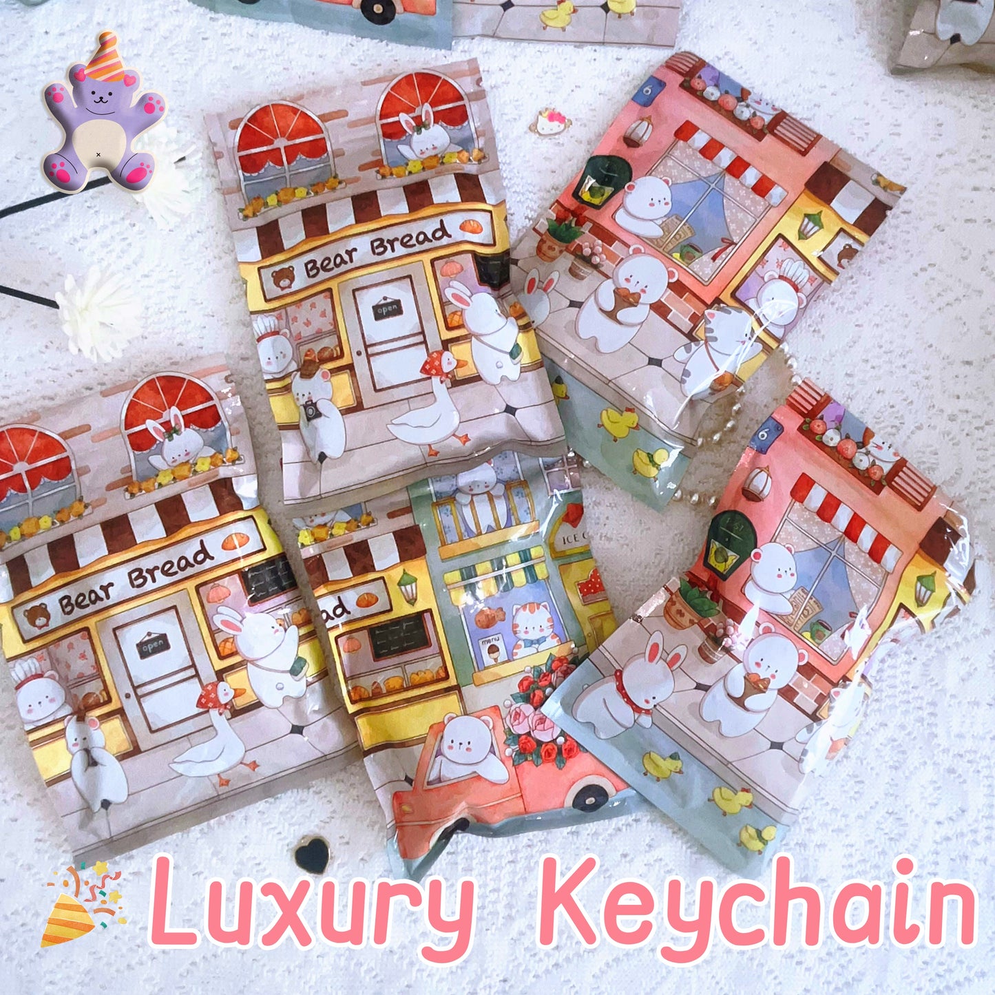 Luxury Key Chain Lucky Bags - Open in Live - Phone Chain