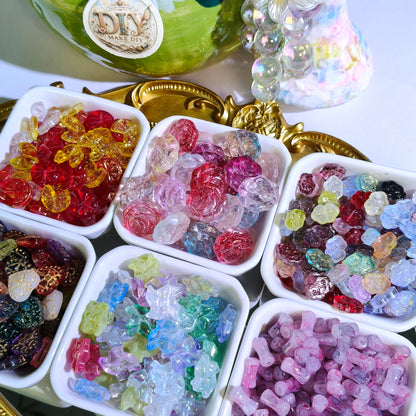 DIY Glass Beads Lucky Bags - Open in Live