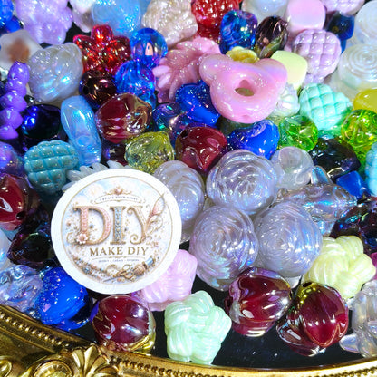 Acrylic Beads Lucky Bags - Open in Live - for Beaded Pen Chain DIY