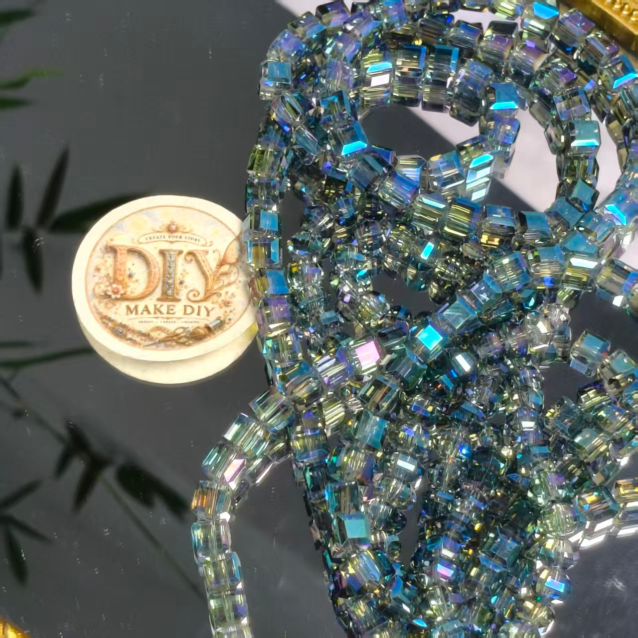 Bling Glass Crystal Beads Lucky Bags -- Open in Live