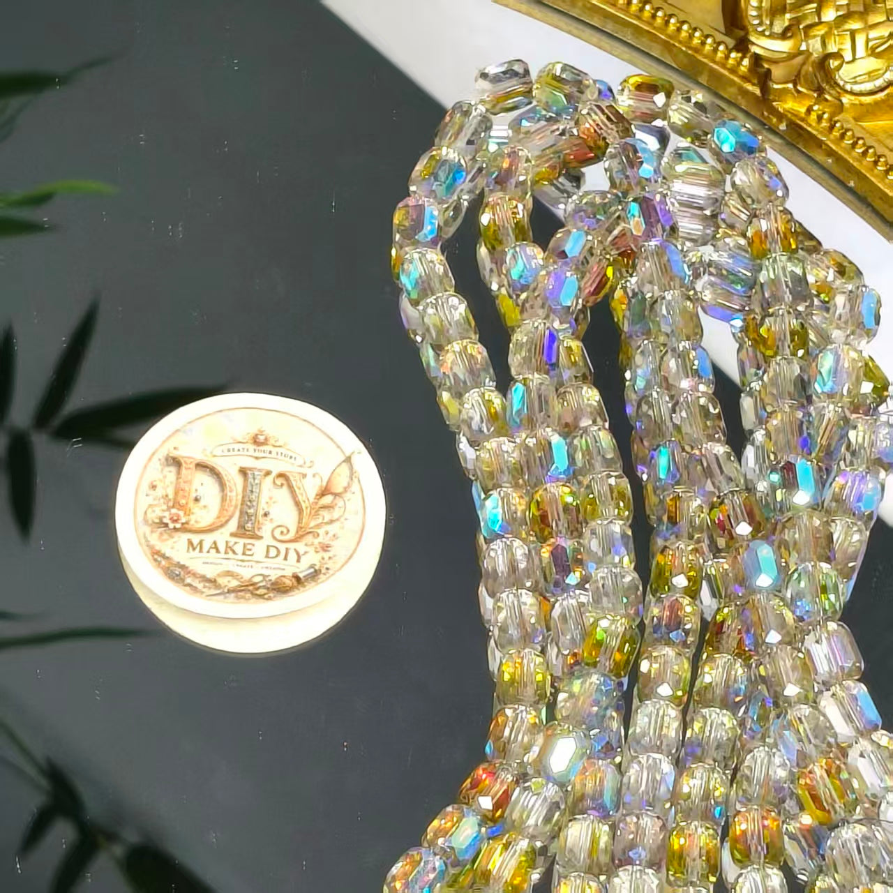 Bling Glass Crystal Beads Lucky Bags -- Open in Live