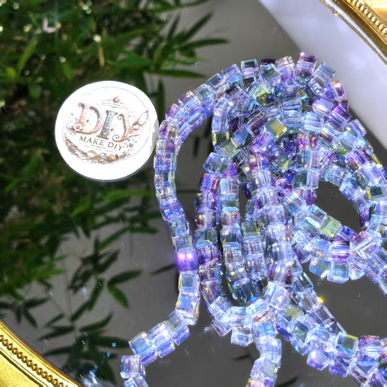Bling Glass Crystal Beads Lucky Bags -- Open in Live