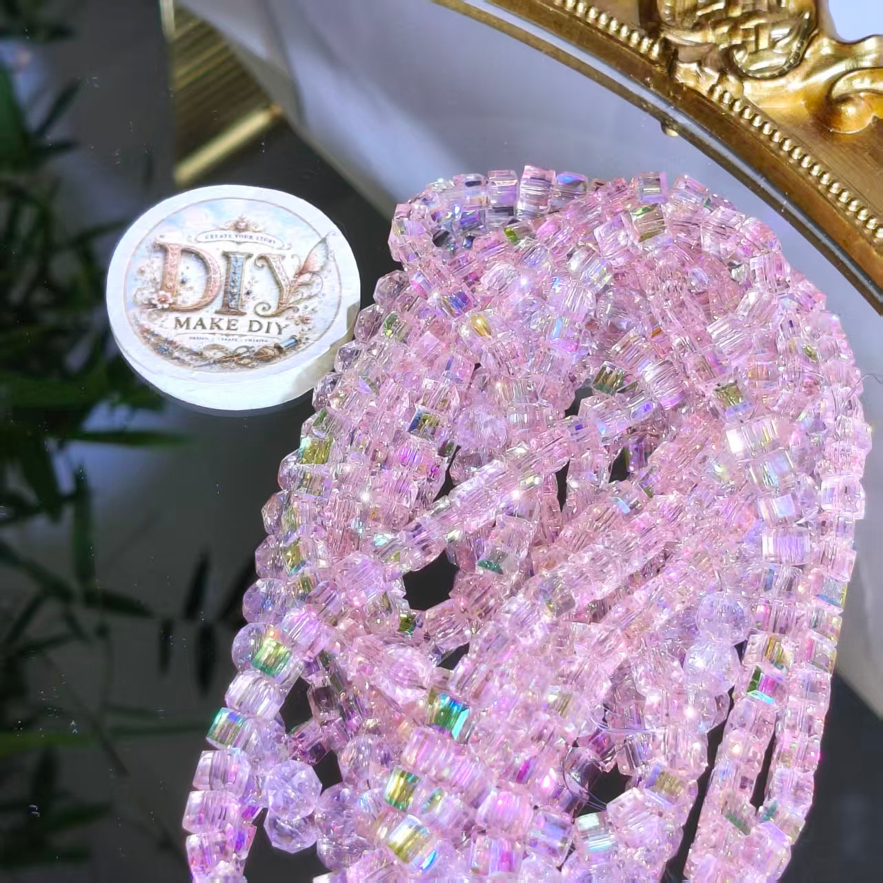 Bling Glass Crystal Beads Lucky Bags -- Open in Live