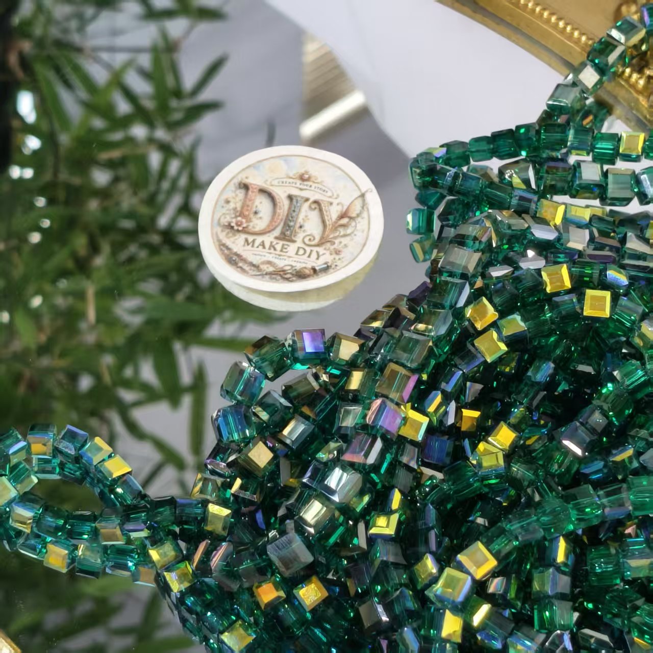 Bling Glass Crystal Beads Lucky Bags -- Open in Live