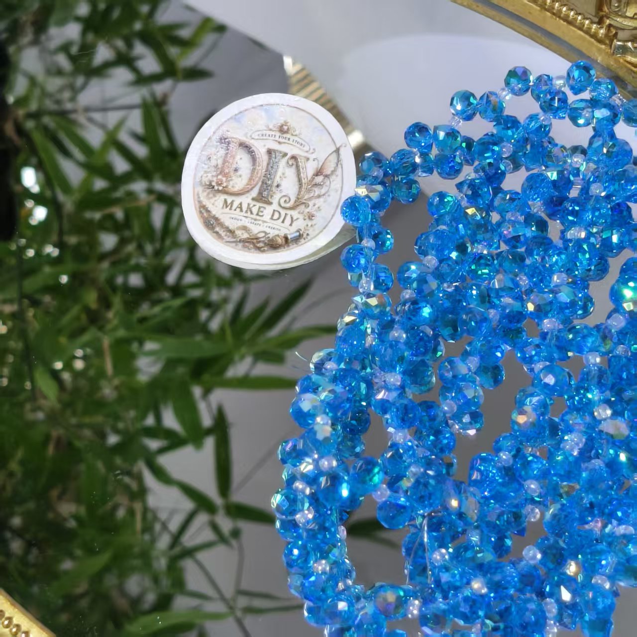 Bling Glass Crystal Beads Lucky Bags -- Open in Live