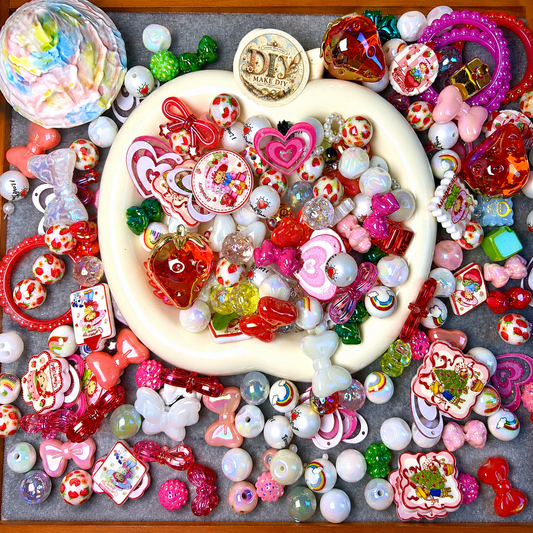 【Mixed Beads】Strawberry Sweetheart Party  (Buy 2 get 1 for free)