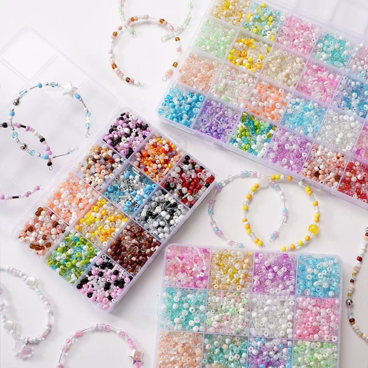 Seed Beads Lucky Bags-Open in Live