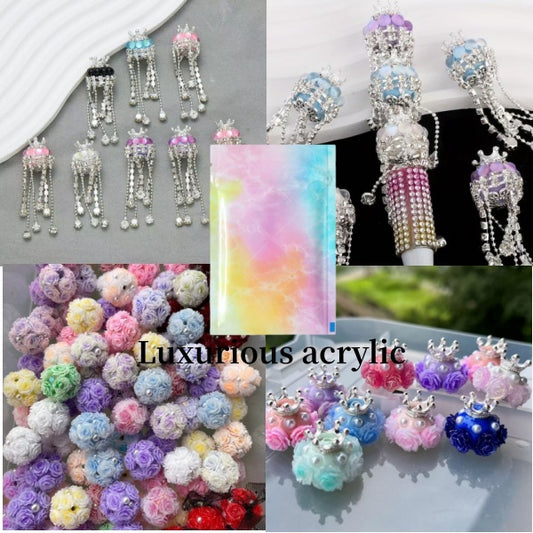 Luxurious acrylic -Open in live broadcast