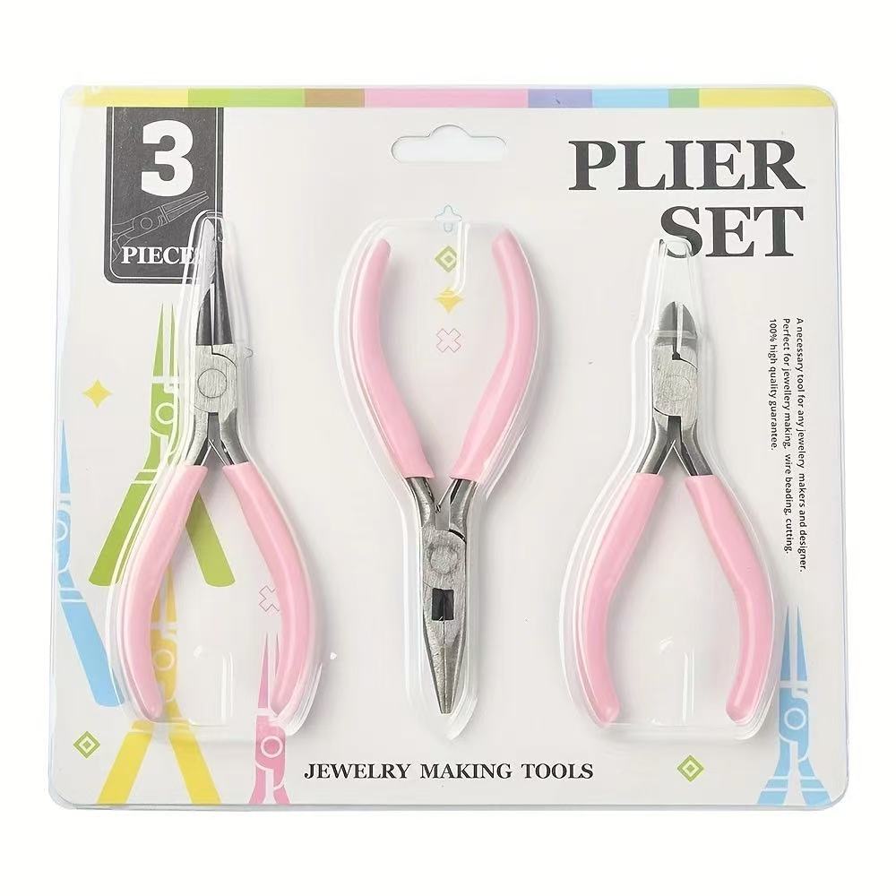 DIY Tool Set Jewelry Pliers Tool     3-piece set