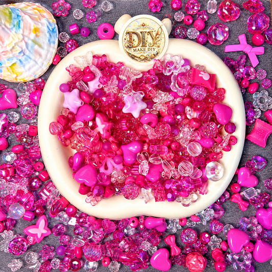 【Mixed Beads】Pink Pop Heartbeat (Buy 2 get 1 for free)