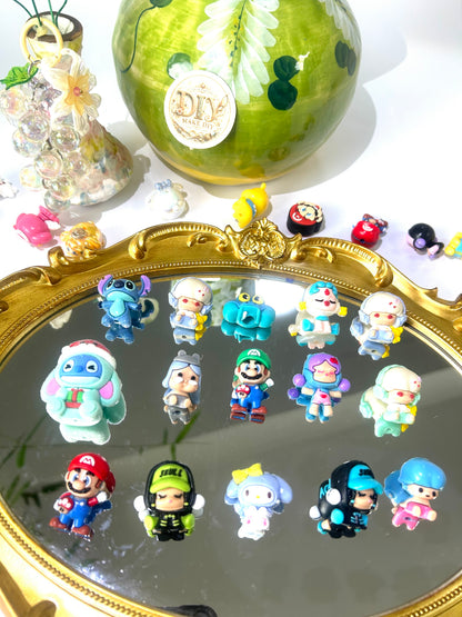 Silicone cartoon  Lucky Bags - Open in Live - for Beaded Pen Chain DIY