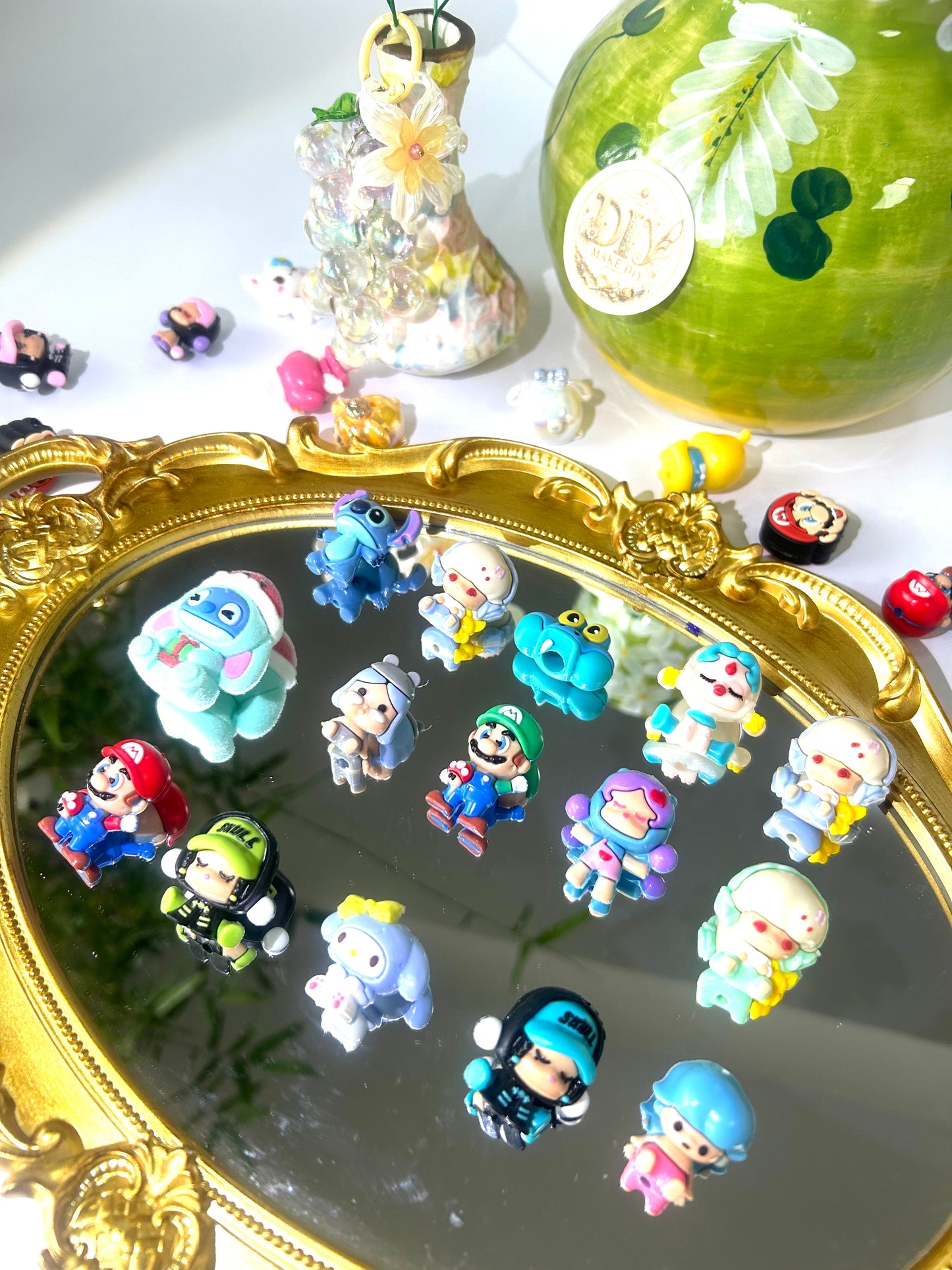 Silicone cartoon  Lucky Bags - Open in Live - for Beaded Pen Chain DIY