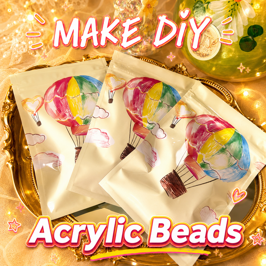 Acrylic Beads Lucky Bags - Open in Live - for Beaded Pen Chain DIY
