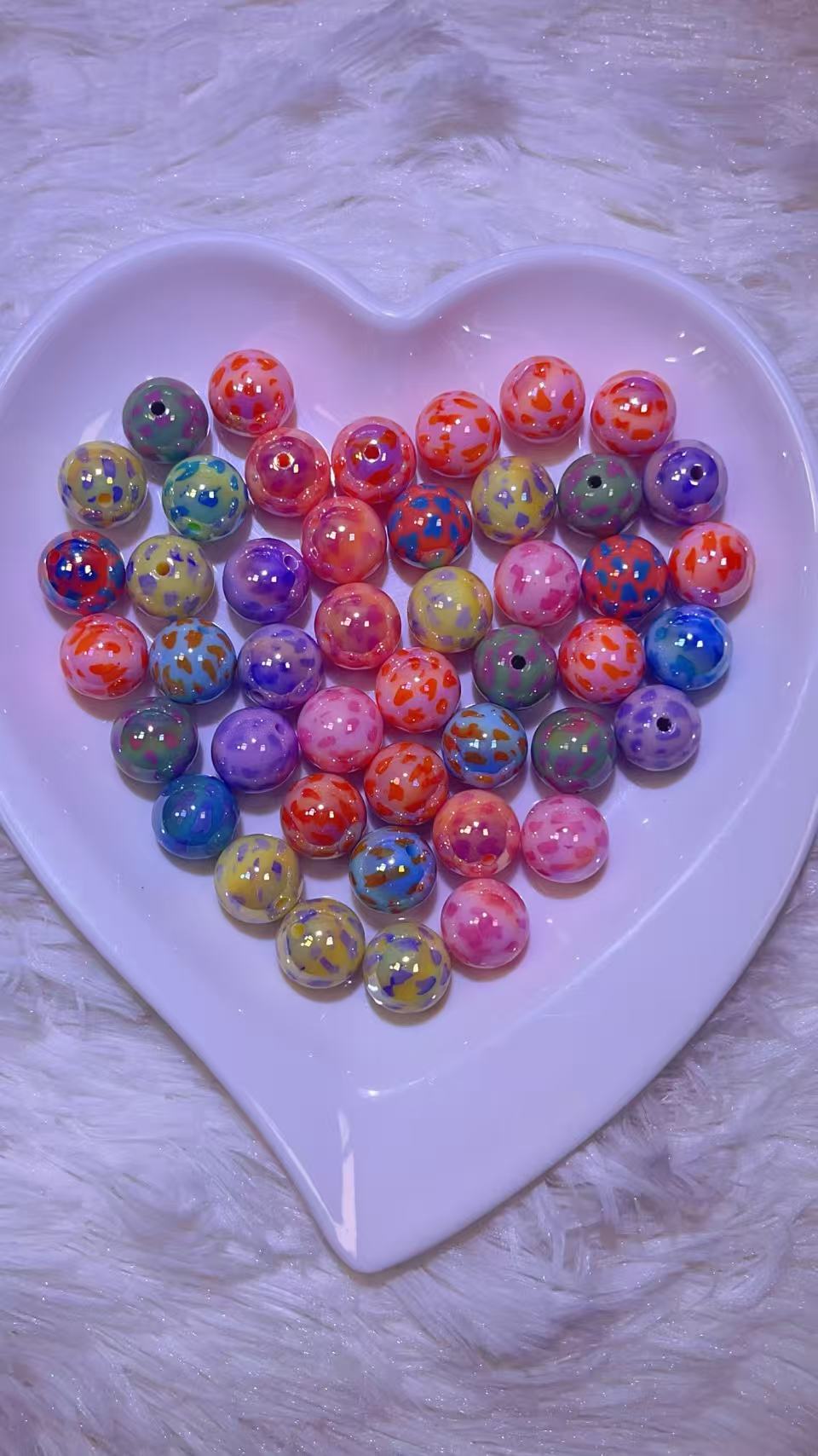 Acrylic Beads Mix 16mm for DIY Projects