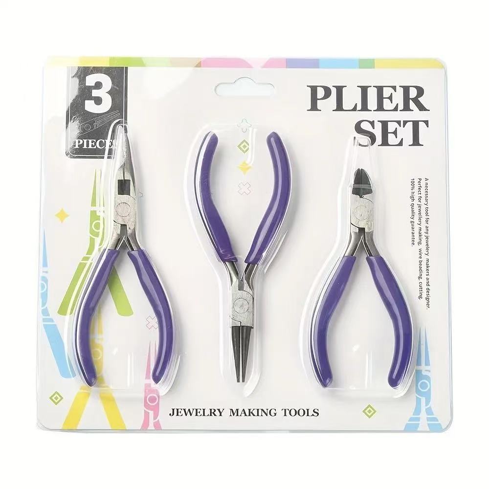 DIY Tool Set Jewelry Pliers Tool     3-piece set