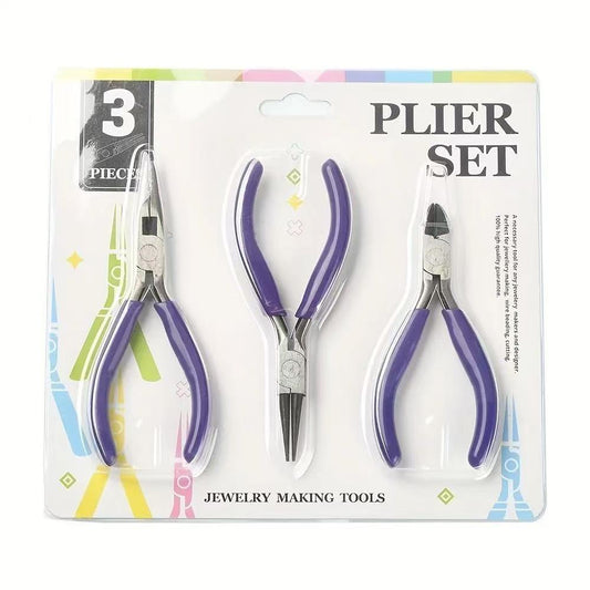 DIY Tool Set Jewelry Pliers Tool     3-piece set