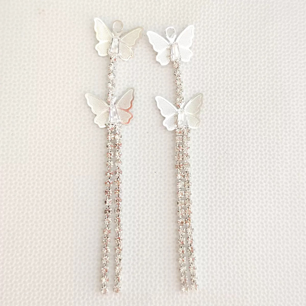 Metal Tassels - 4 tassels in 1 bag(golden mix silver)