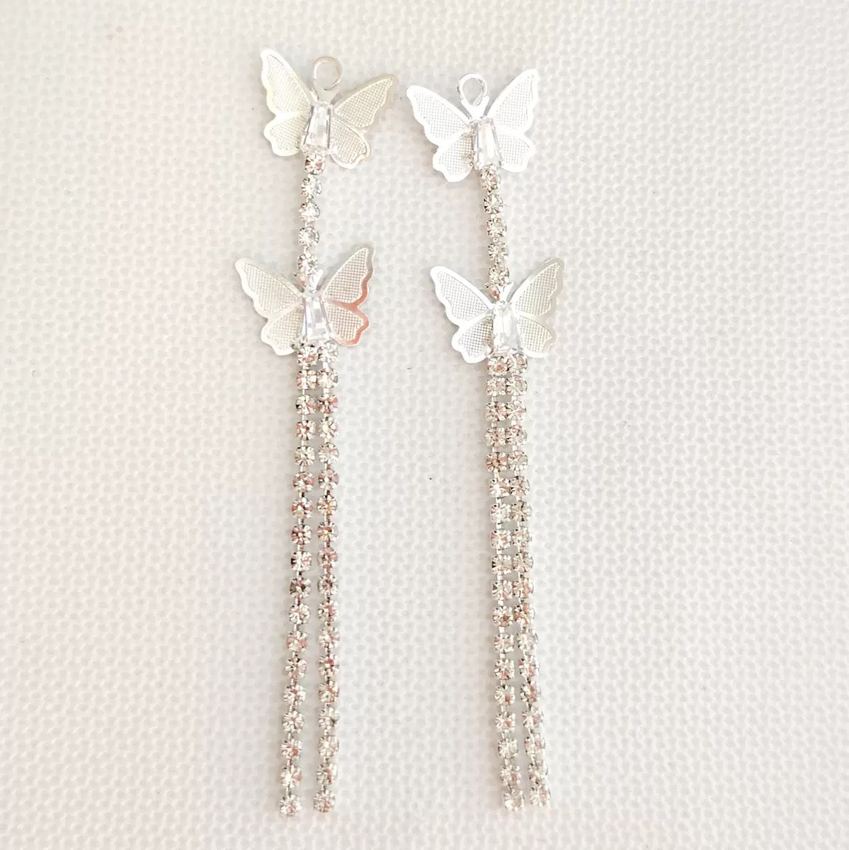 Metal Tassels - 4 tassels in 1 bag(golden mix silver)