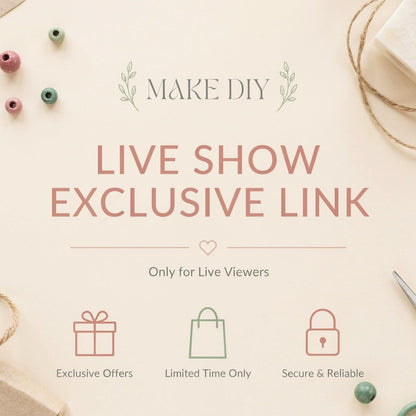 LIVE show payment link---MAKE DIY